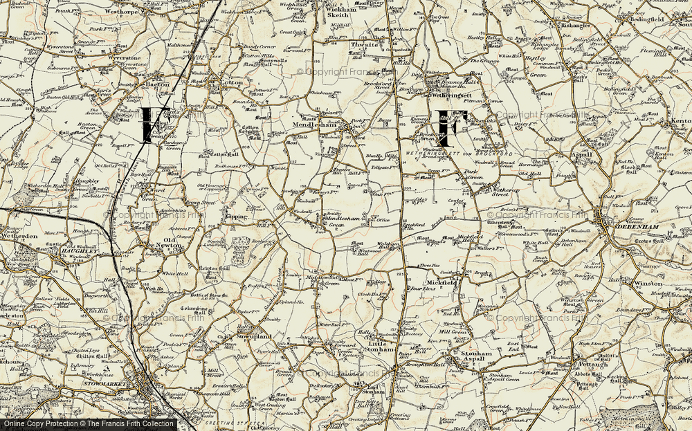 Old Map of Tan Office, 1899-1901 in 1899-1901