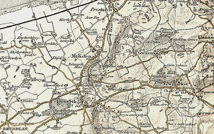 Old map of Tan-yr-allt in 1902-1903
