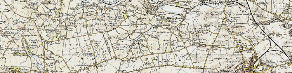 Old map of Tang in 1903-1904