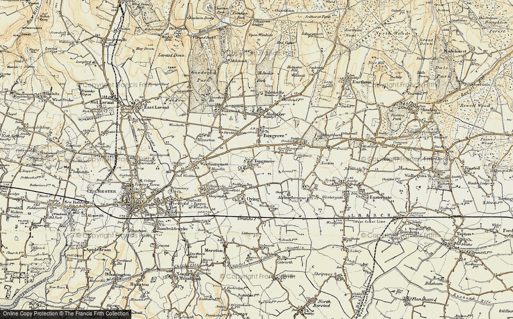 Old Map of Tangmere, 1897-1899 in 1897-1899