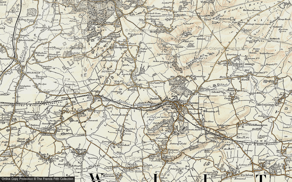 Old Map of Tanis, 1898-1899 in 1898-1899