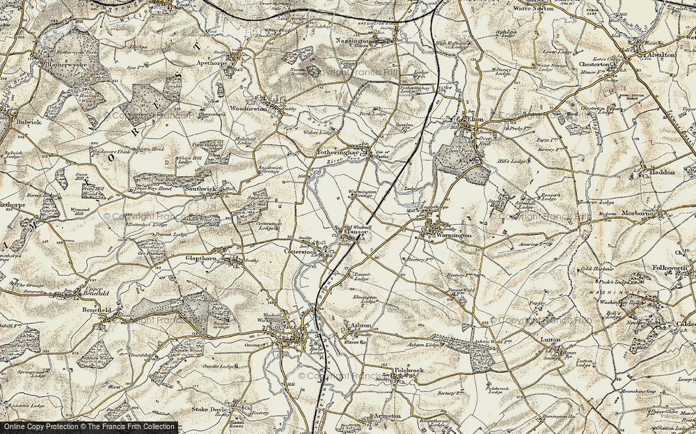 Old Map of Tansor, 1901-1902 in 1901-1902