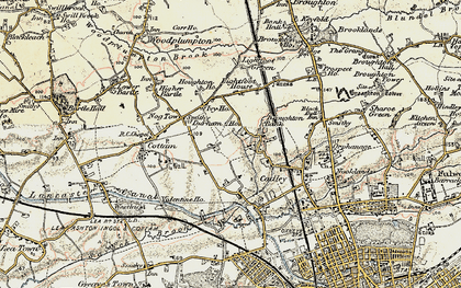 Old map of Tanterton in 1903