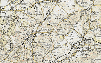 Old map of Tantobie in 1901-1904