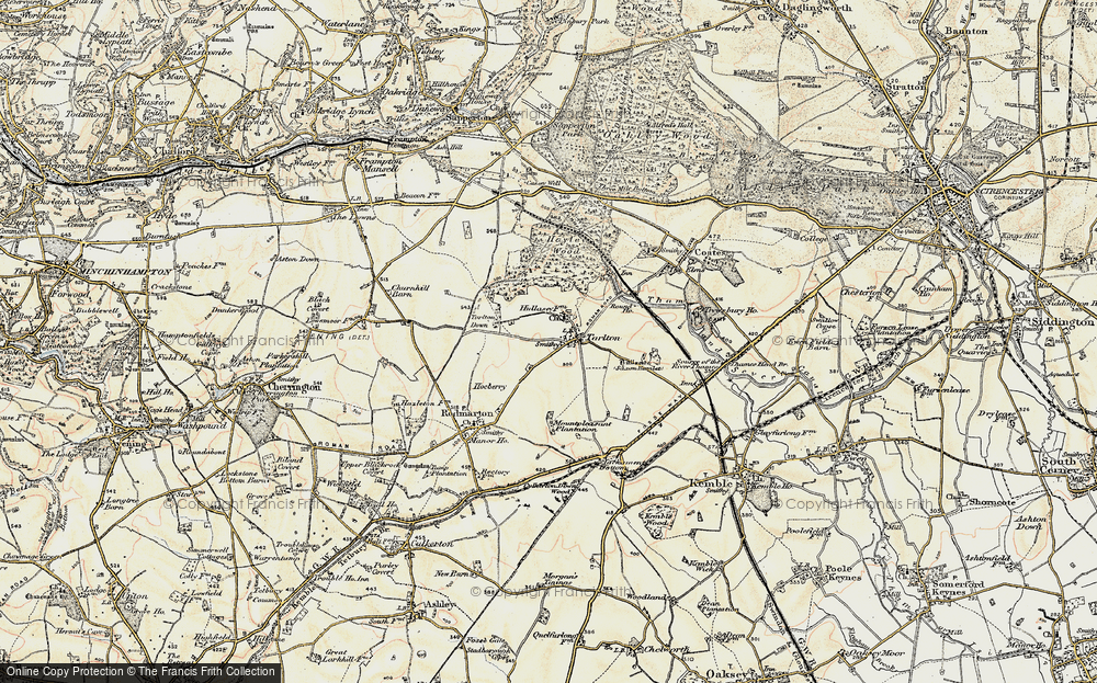 Old Map of Tarlton, 1898-1899 in 1898-1899