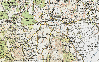 Old map of Tarnside in 1903-1904