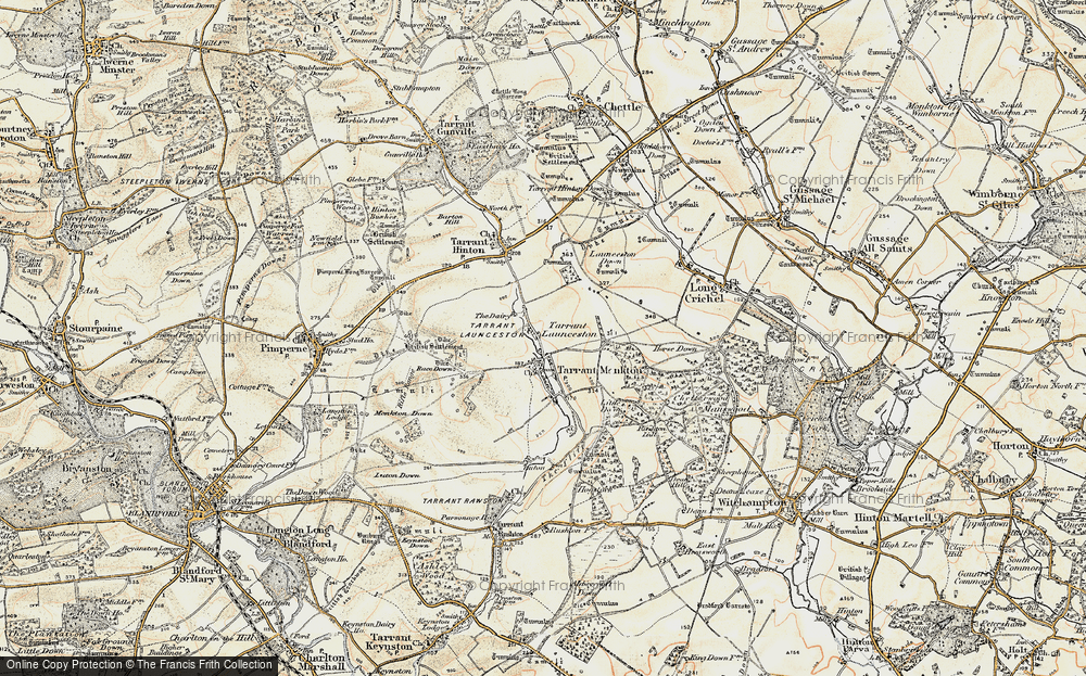 Old Map of Tarrant Launceston, 1897-1909 in 1897-1909