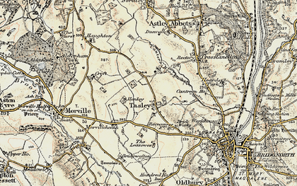 Old map of Tasley in 1902