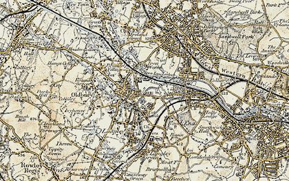 Old map of Tat Bank in 1902