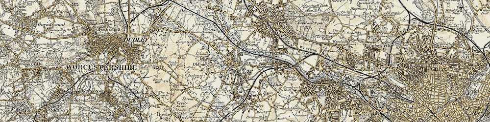 Old map of Tat Bank in 1902