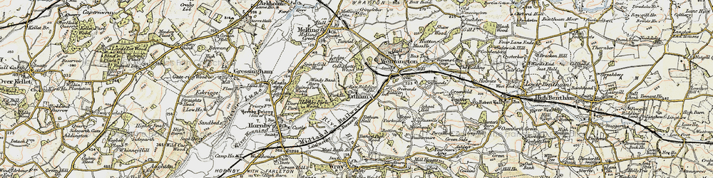 Old map of Tatham in 1903-1904