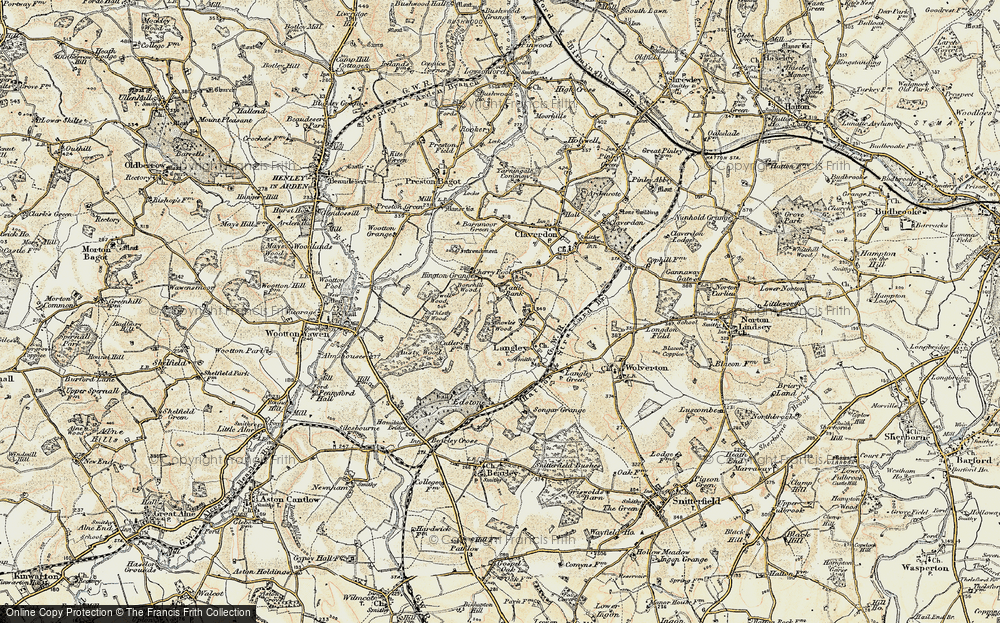 Old Map of Tattle Bank, 1899-1902 in 1899-1902