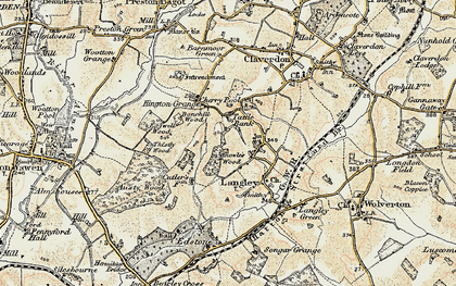 Old map of Tattle Bank in 1899-1902