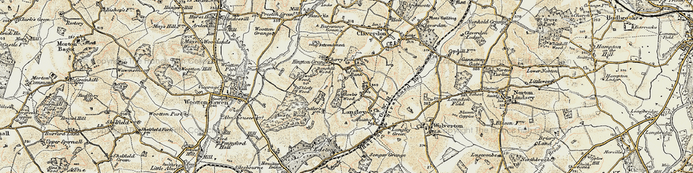 Old map of Tattle Bank in 1899-1902