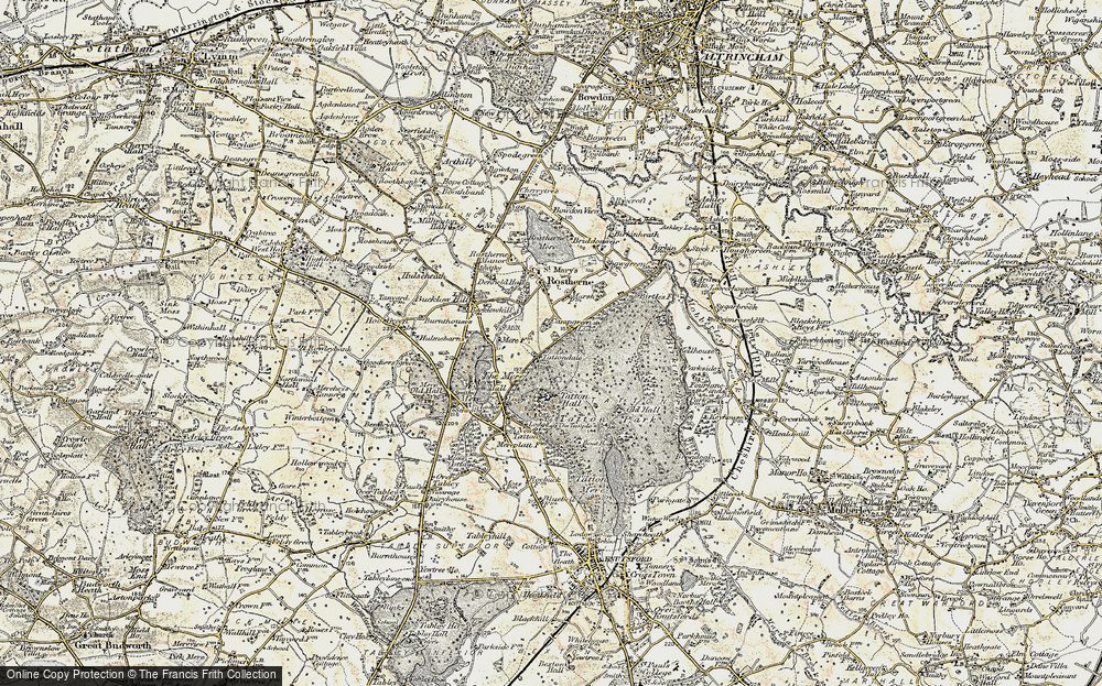 Old Map of Tatton Dale, 1902-1903 in 1902-1903