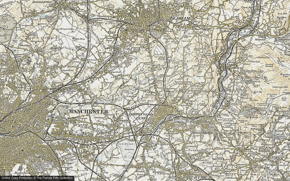 Old Map of Taunton, 1903 in 1903