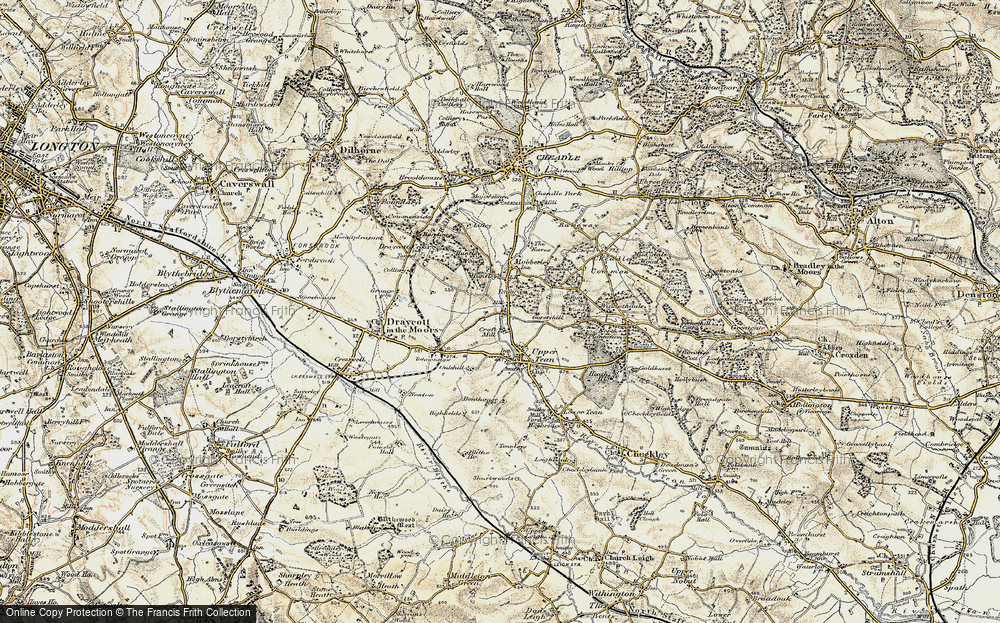 Old Map of Teanford, 1902 in 1902