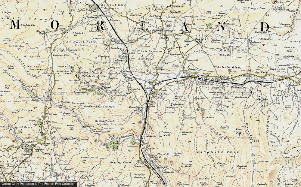 Old Map of Tebay, 1903-1904 in 1903-1904