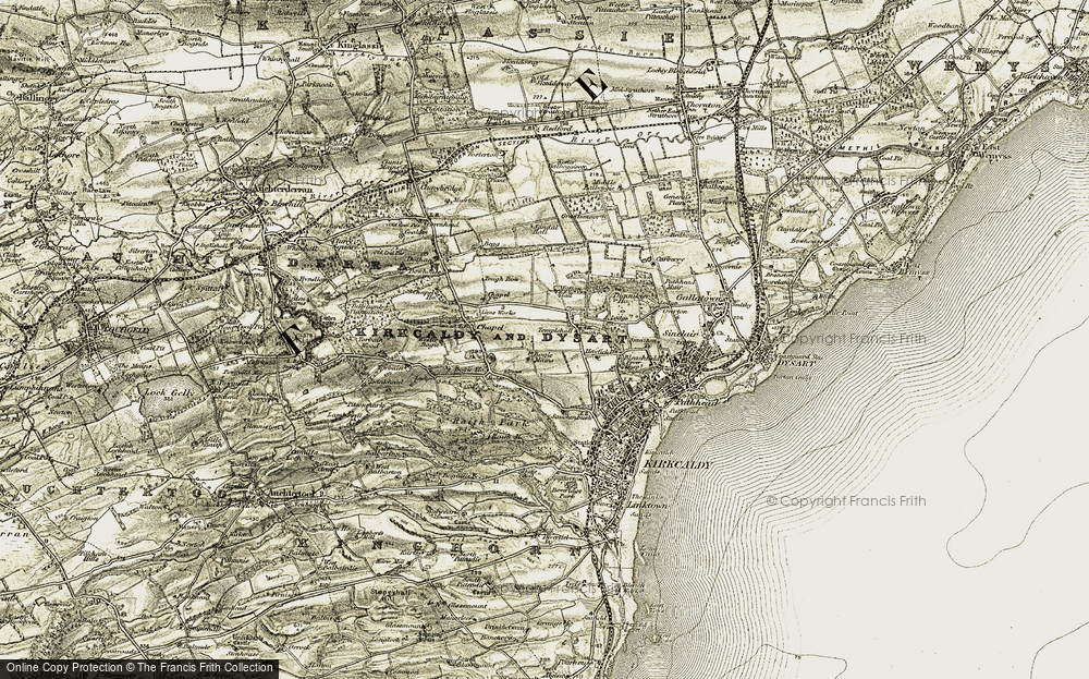 Old Map of Templehall, 1903-1906 in 1903-1906