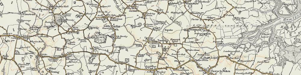 Old map of Tendring in 0-1899
