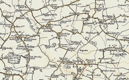 Old map of Tendring Green in 0-1899