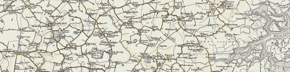 Old map of Tendring Green in 0-1899