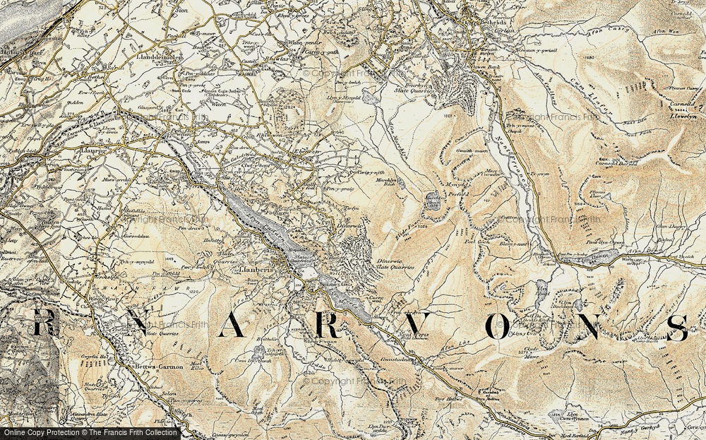 Old Map of Terfyn, 1903-1910 in 1903-1910