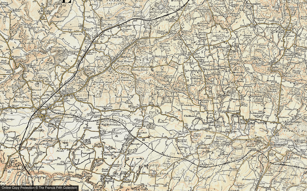 Old Map of Terwick Common, 1897-1900 in 1897-1900