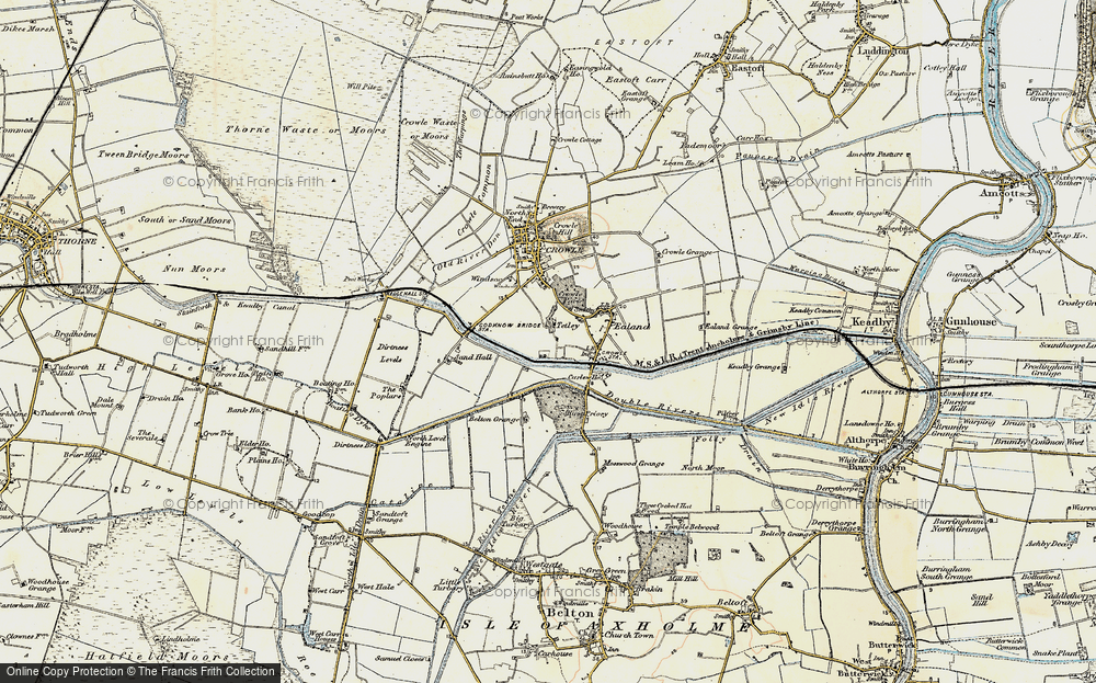 Old Map of Tetley, 1903 in 1903