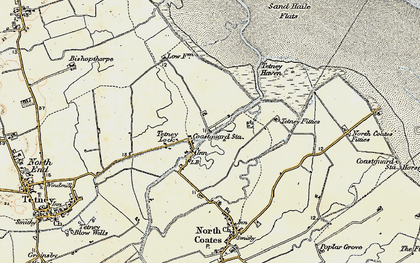 Old map of North Coates Airfield in 1903-1908