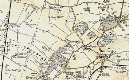 Old map of White Wood in 1898-1901
