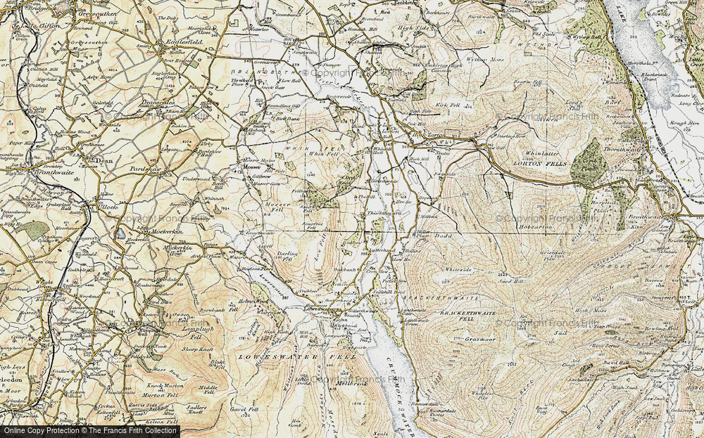 Old Map of Thackthwaite, 1901-1904 in 1901-1904