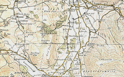 Old map of Thackthwaite in 1901-1904