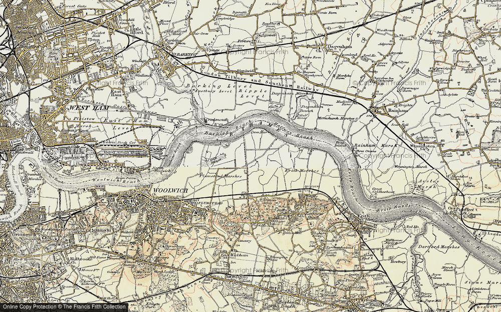 old-maps-of-thamesmead-greater-london-francis-frith