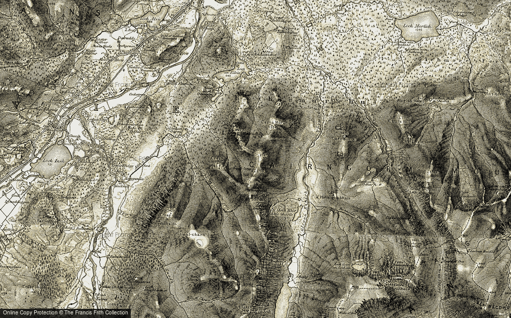 Old Map of The Argyll Stone, 1908 in 1908