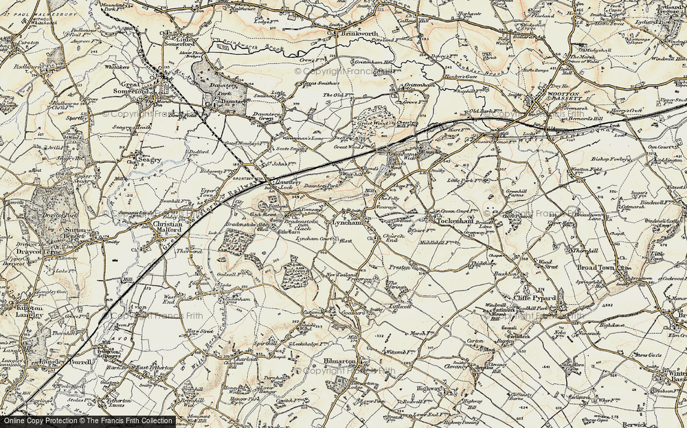 Old Map of The Banks, 1898-1899 in 1898-1899