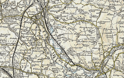 Old map of Capstone in 1903