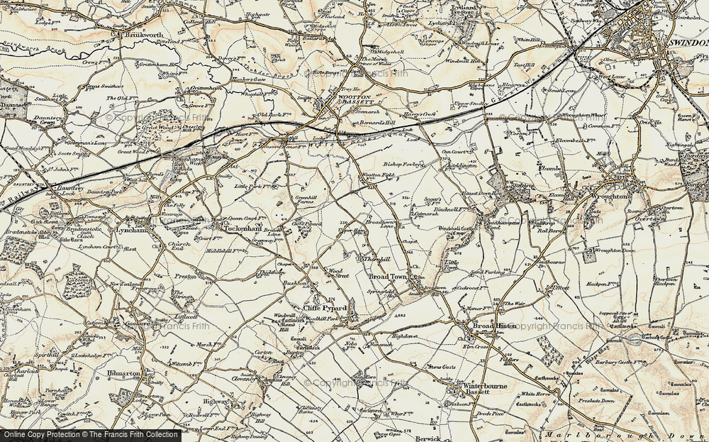 Old Map of The Barton, 1898-1899 in 1898-1899