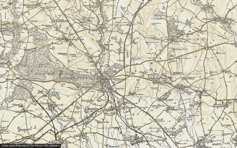 Old Map of The Beeches, 1898-1899 in 1898-1899