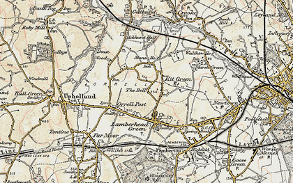 Old map of The Bell in 1903
