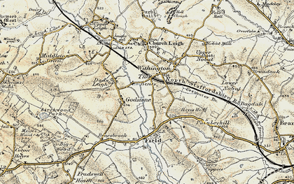 Old map of The Bents in 1902