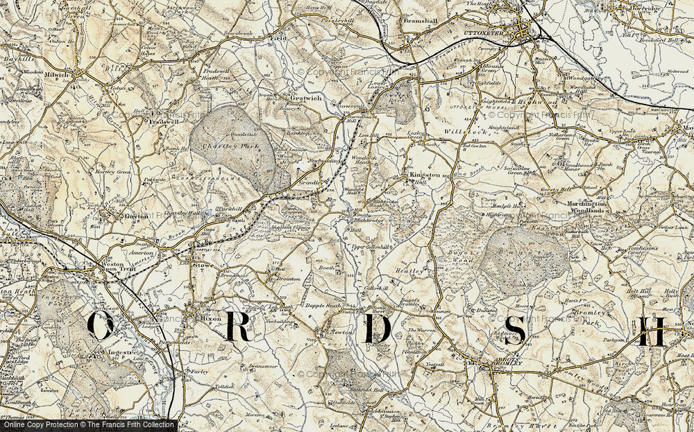 Old Map of The Blythe, 1902 in 1902