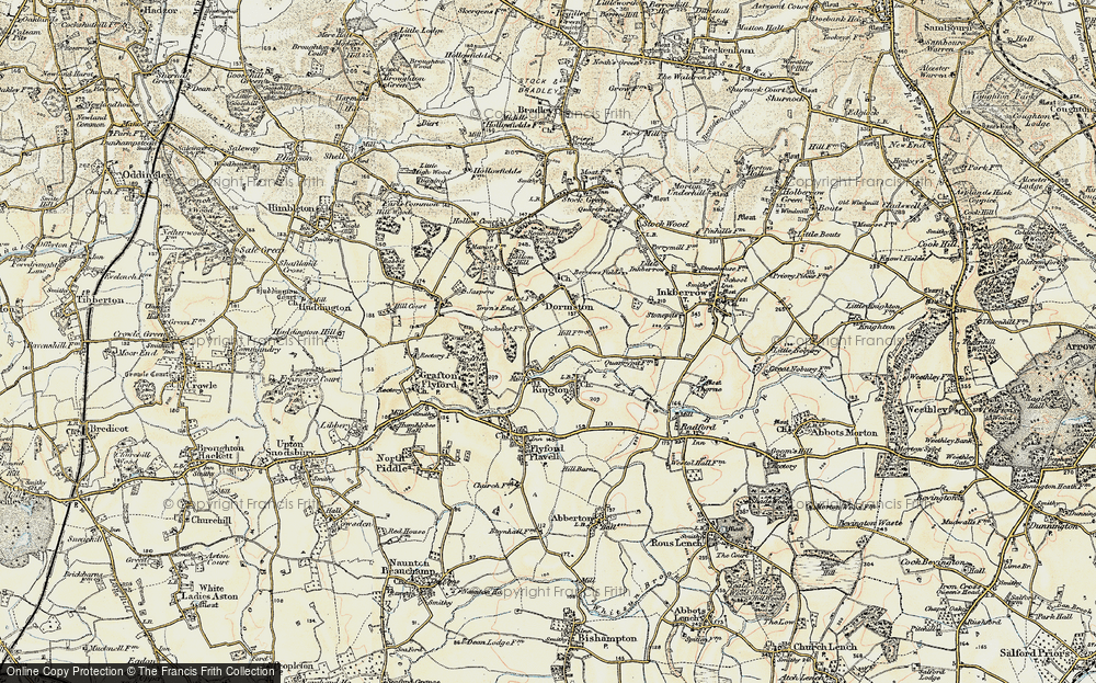 Old Map of The Bourne, 1899-1902 in 1899-1902