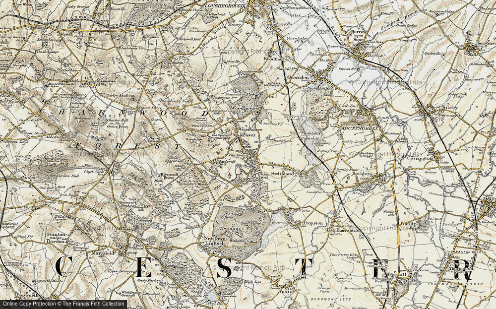 Old Map of The Brand, 1902-1903 in 1902-1903