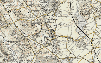 Old map of The Brand in 1902-1903