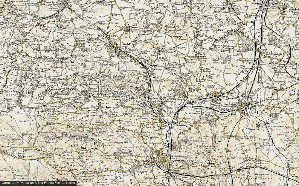 Old Map of The Brushes, 1902-1903 in 1902-1903