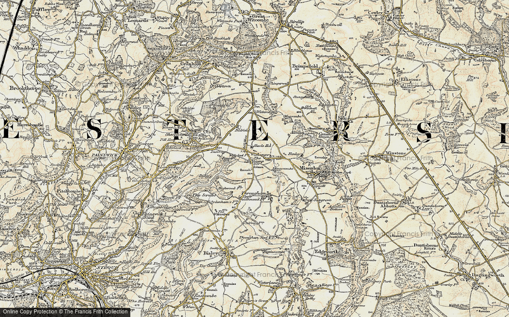 Old Map of The Camp, 1898-1899 in 1898-1899