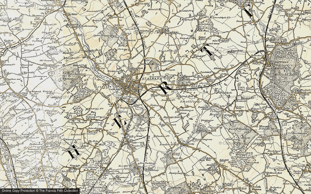 Old Map of The Camp, 1898 in 1898