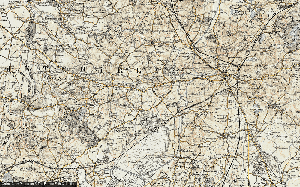 Old Map of The Chequer, 1902 in 1902