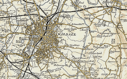 Old map of Wren's Nest in 1902